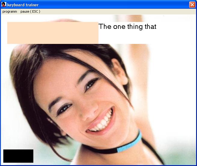 Click to view keyboard trainer Alizee 2.4 screenshot